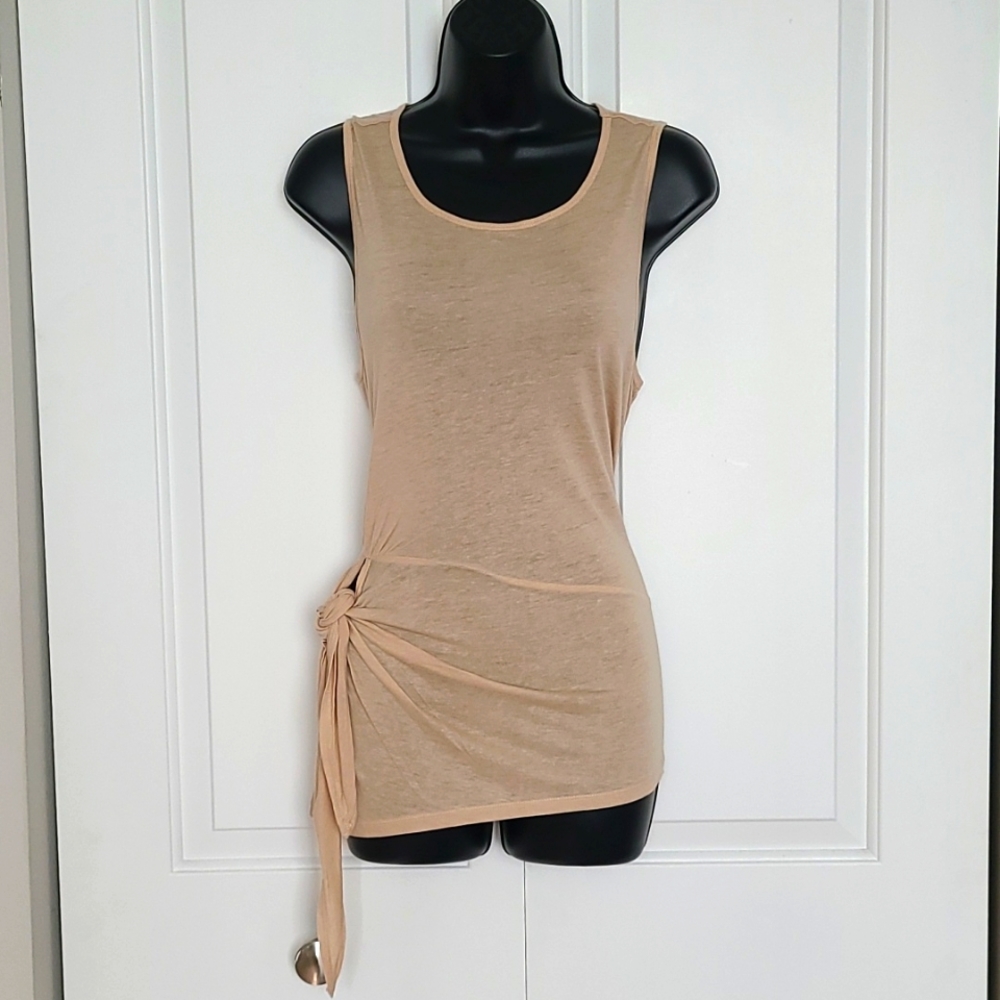 Trouve Beige sleeveless blouse  S